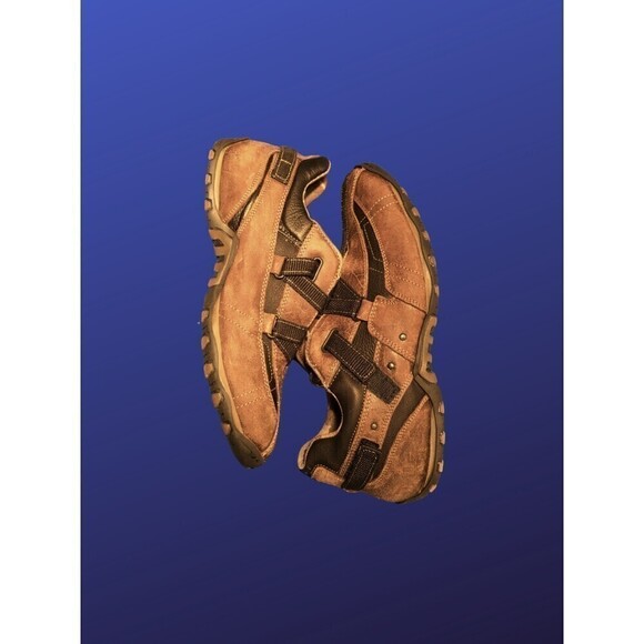 SKECHERS  100% Suede Athletic Sport Shoe Fashion Sneakers, BROWN, Size 9M, EUC - Picture 6 of 9